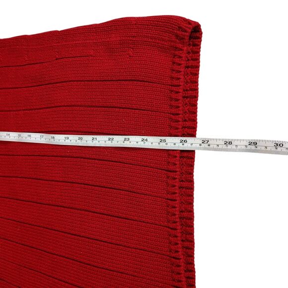 Vintage Polo Jeans Co Ralph Lauren Red 1/4 Zip Up Knit Sweater Men’s Large Y2K - Picture 4 of 6